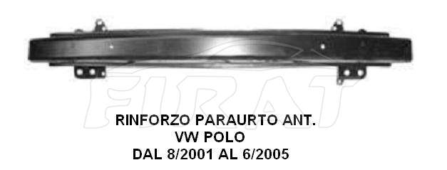 RINFORZO PARAURTO VW POLO 01 - 05 ANT.